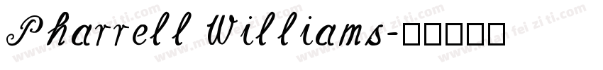Pharrell Williams字体转换
